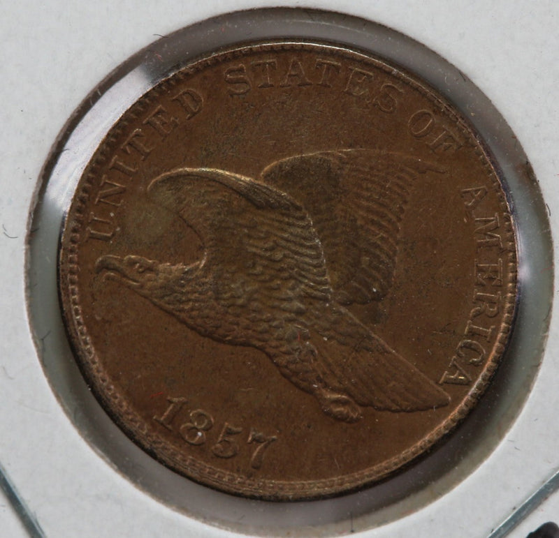 1857 Flying Eagle Cent, Nice Coin Uncirculated GEM Details, Store