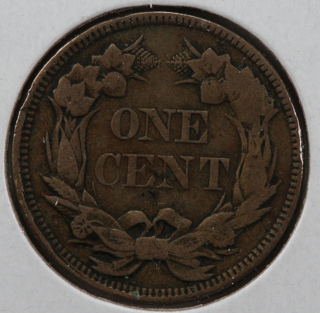 1858 Flying Eagle Cent, AU+ Details Large Letters, Store #83007