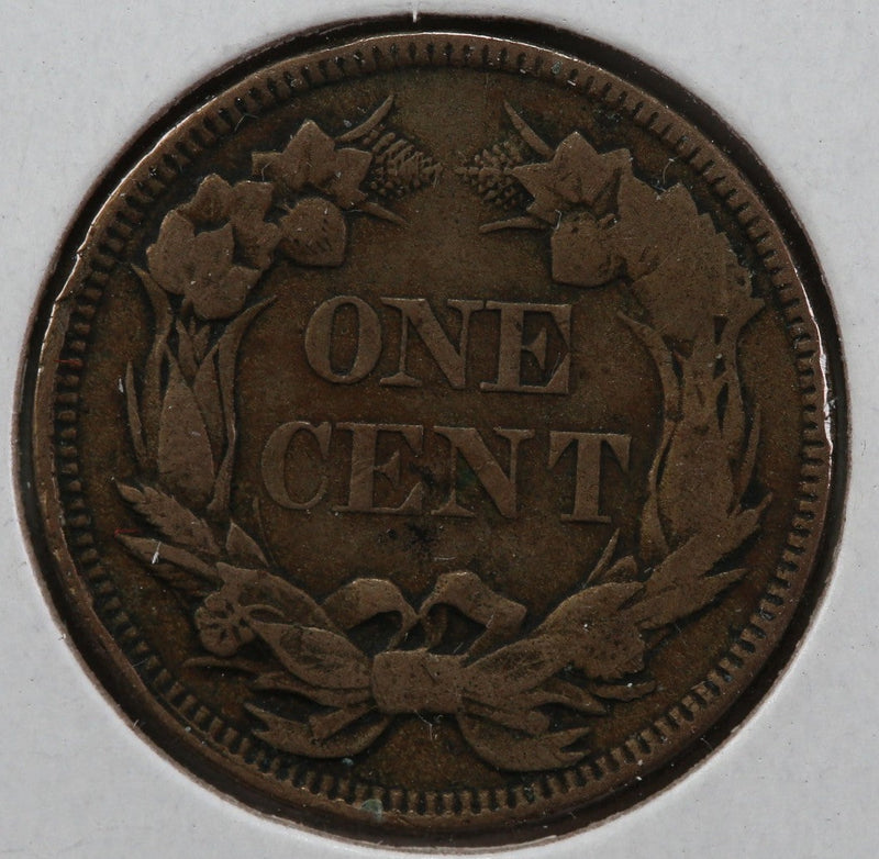 1858 Flying Eagle Cent, AU+ Details Large Letters, Store