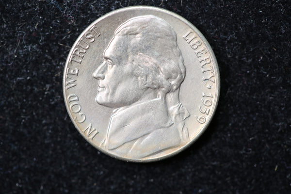 1959-D Jefferson Nickel. Nice Coin BU Details. Store #1269188