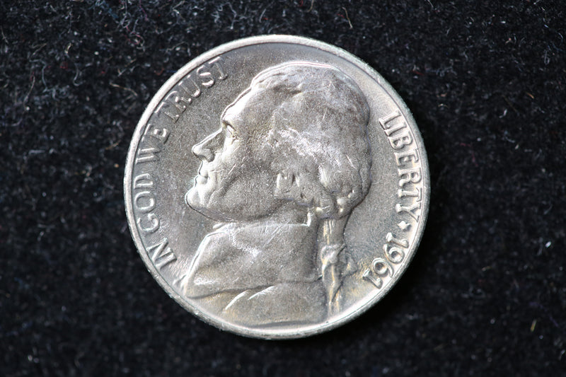 1961-D Jefferson Nickel. Nice Coin BU Details Store