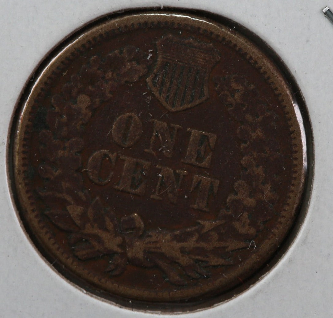 1860 Indian Head Cent, Nice Details T2 Bust, Store #83012