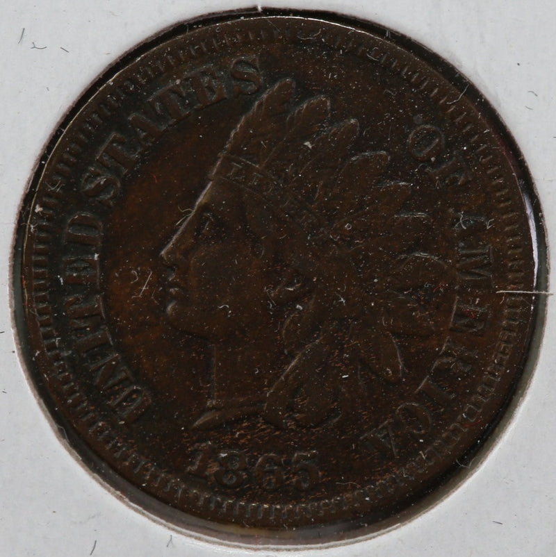 1865 Indian Head Cent, Nice Details, Store