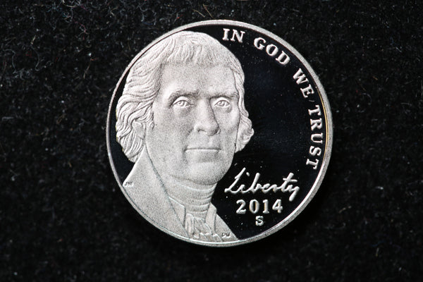 2014-S Jefferson Nickel. Uncirculated Proof Coin. Store #1269219