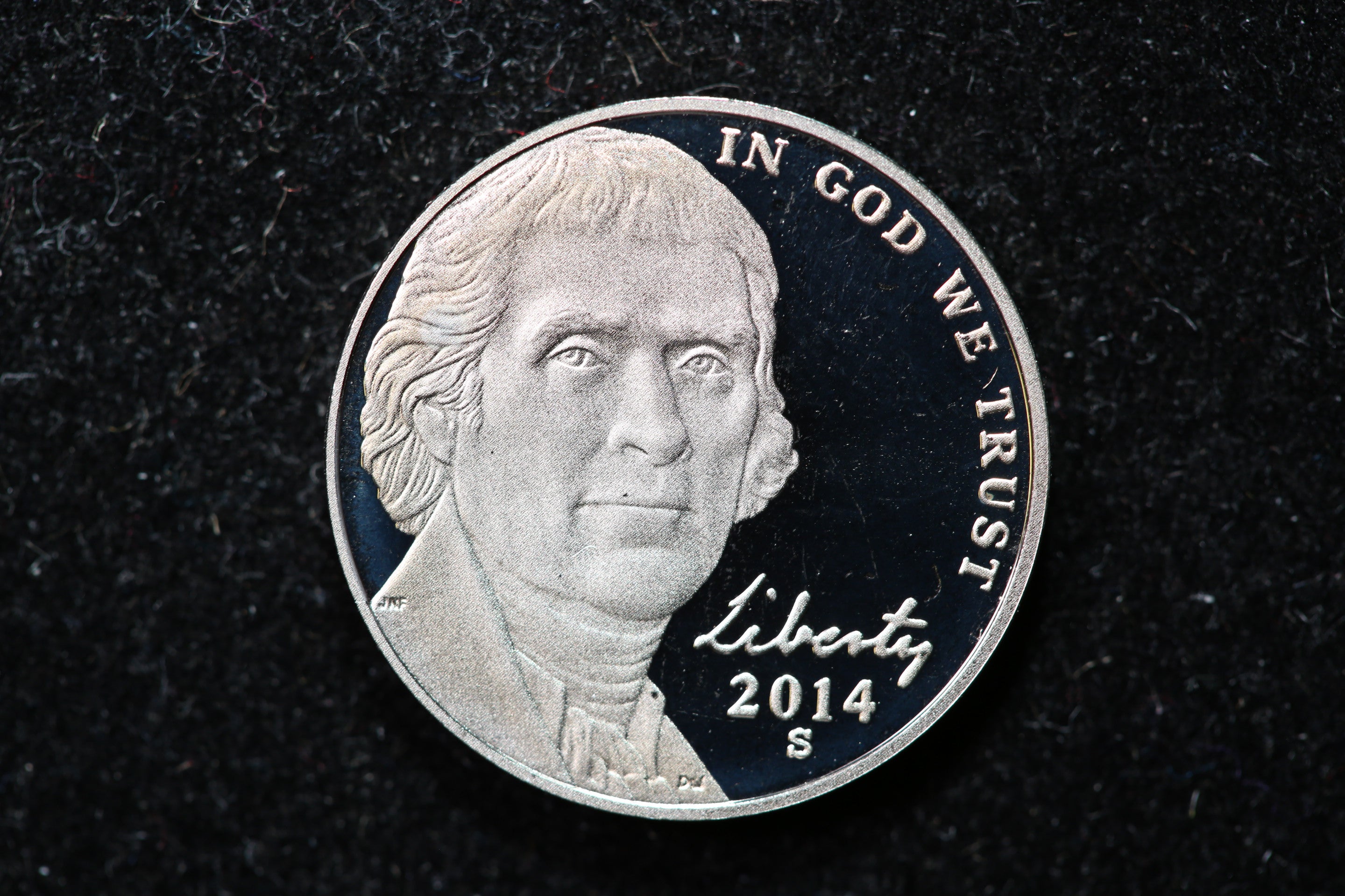 2014-S Jefferson Nickel. Uncirculated Proof Coin. Store #1269220