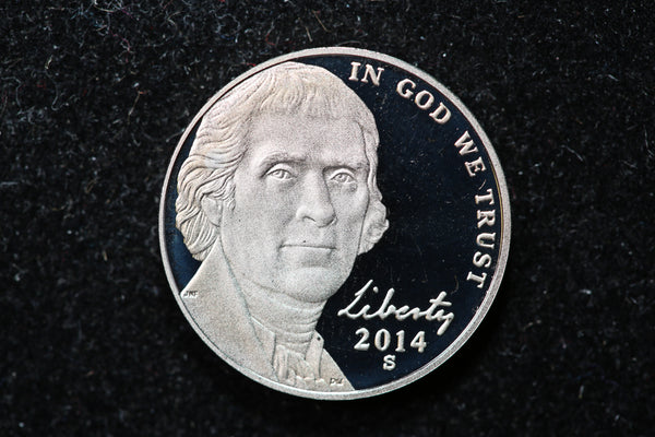 2014-S Jefferson Nickel. Uncirculated Proof Coin. Store #1269220