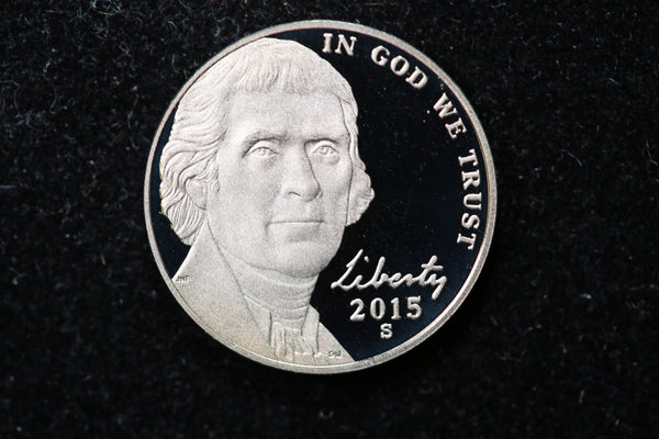 2015-S Jefferson Nickel. Uncirculated Proof Coin. Store #1269221