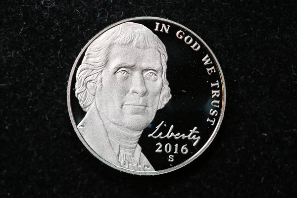 2016-S Jefferson Nickel. Uncirculated Proof Coin. Store #1269222