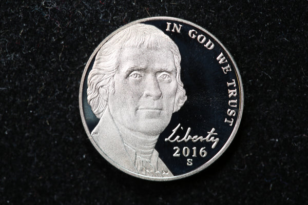 2016-S Jefferson Nickel. Uncirculated Proof Coin. Store #1269223