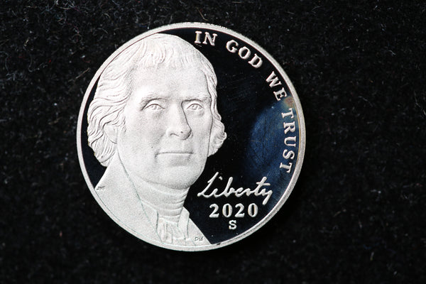 2020-S Jefferson Nickel. Uncirculated Proof Coin. Store #1269225