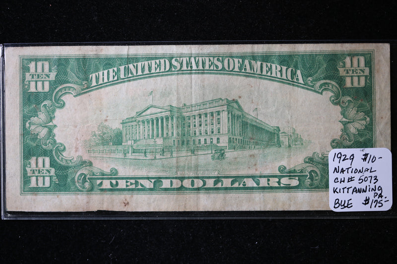 1929 National Currency, Kittanning, PA. Store Sale 091006