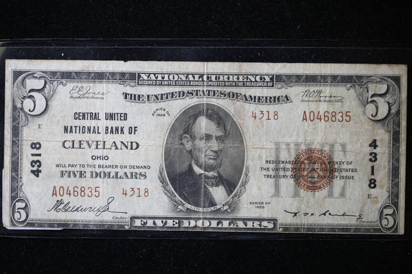 1929 $20, National Currency, Cleveland, OH., Store Sale 091017