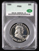 1960 Proof Franklin Half Dollar. Affordable Collectible Coin. Store