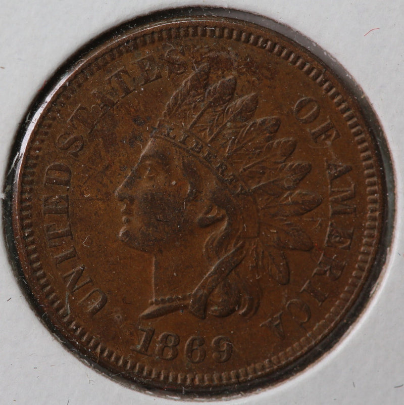 1869 Indian Head Cent, Uncirculated Coin., Store