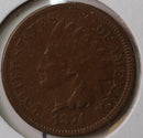 1874 Indian Head Cent, Circulated Coin VF Details, Store