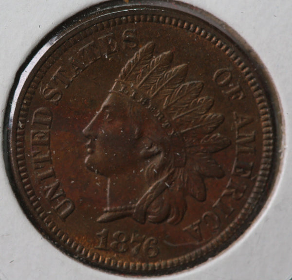 1876 Indian Head Cent, Gem Uncirculated Coin., Store #83117