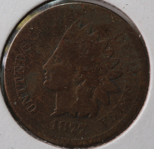 1877 Indian Head Cent, **KEY DATE**,  VG Coin, Store #83122