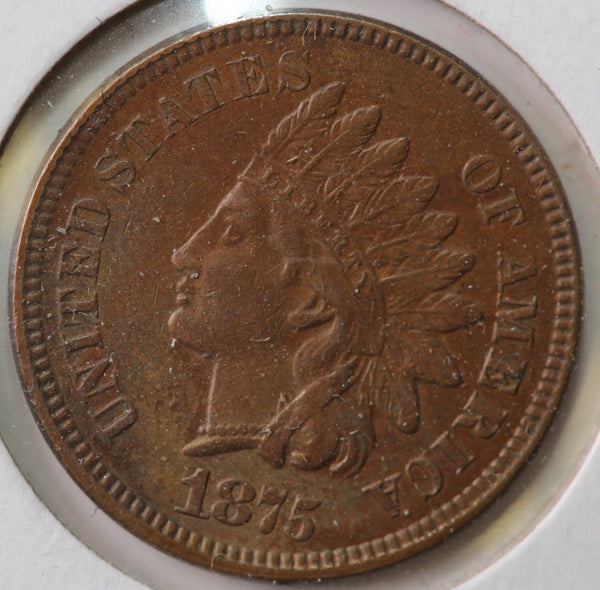 1875 Indian Head Cent, Uncirculated Coin, Store #83125