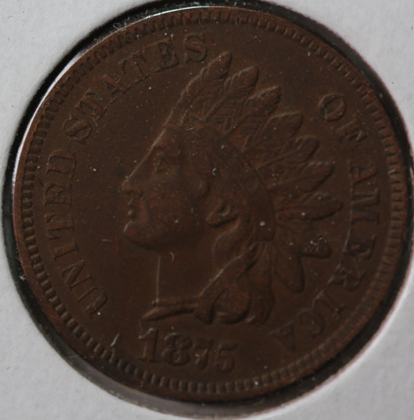 1875 Indian Head Cent, Uncirculated, Store #83127