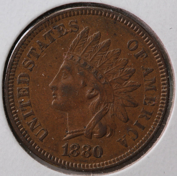 1880 Indian Head Cent, Nice Coin Uncirculated Details, Store #83131