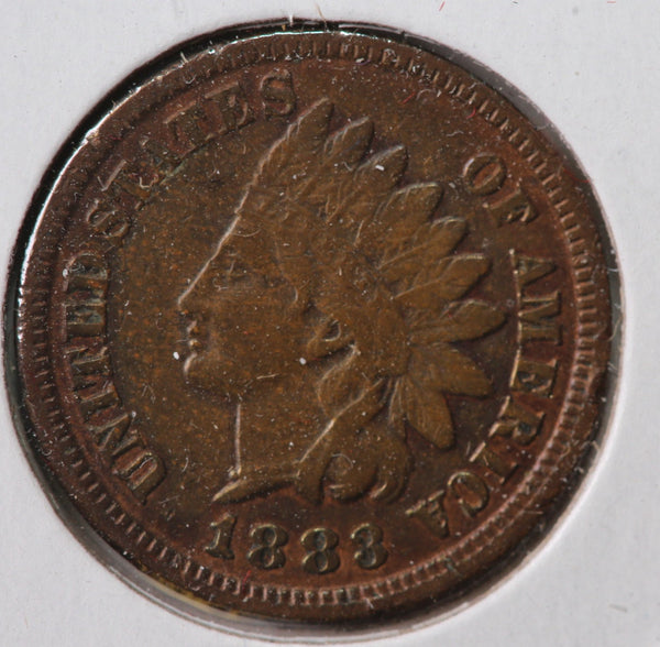 1883 Indian Head Cent, Nice Uncirculated Details, Store #83135