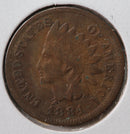 1884 Indian Head Cent, Affordable Circulated Coin, Store