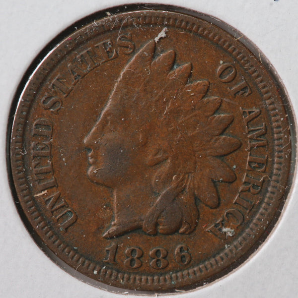 1886 Indian Head Cent, Collectible Coin Variety 2, Store #83141