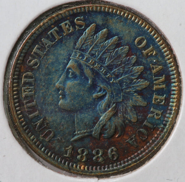 1886 Indian Head Cent, Gem Uncirculated Condition, Store #90102