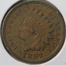 1897 Indian Head Cent, Fine Circulated Coin, Store