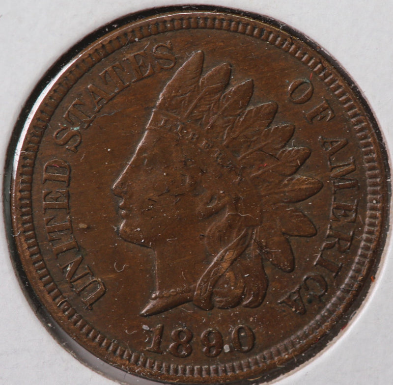 1890 Indian Head Cent, Nice Bold Strike, Store