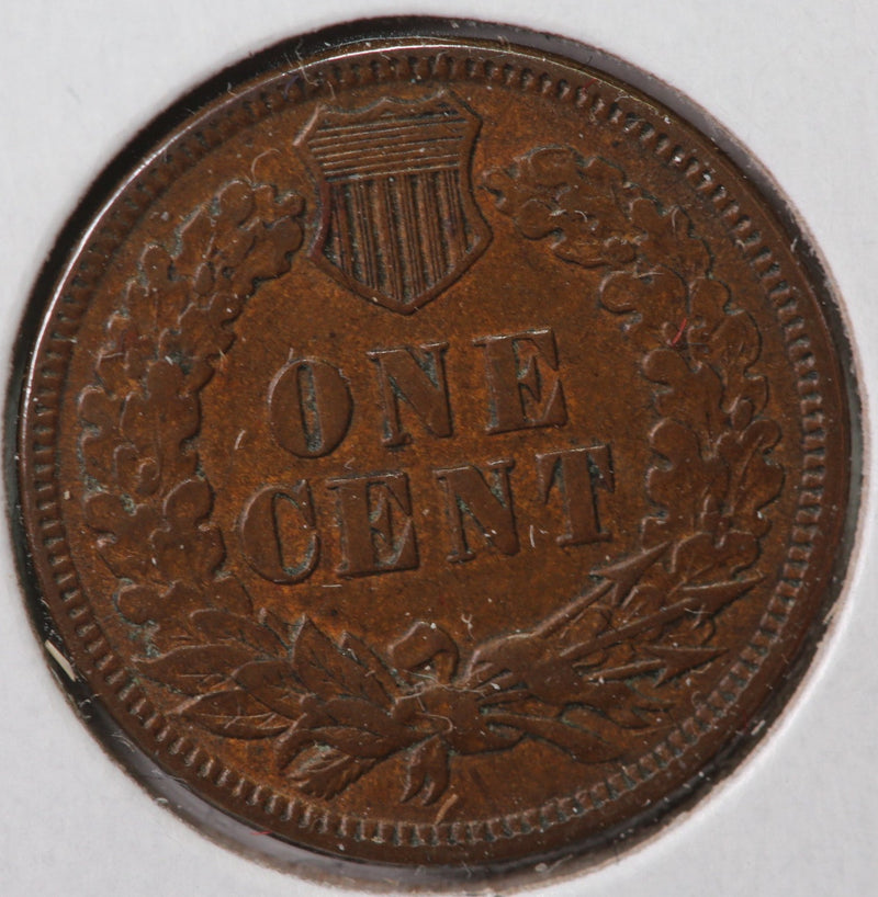 1891 Indian Head Cent, Circulated Coin AU Details, Store