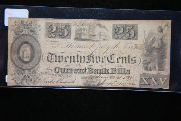 1837 Obsolete Currency, Store #092030