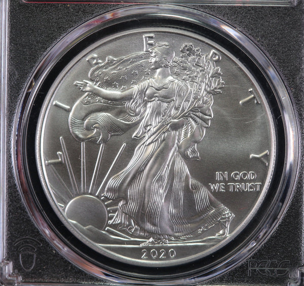 2020 American Silver Eagle, TRUMP HOLDER.. Affordable Collectible Coins. Store #120608