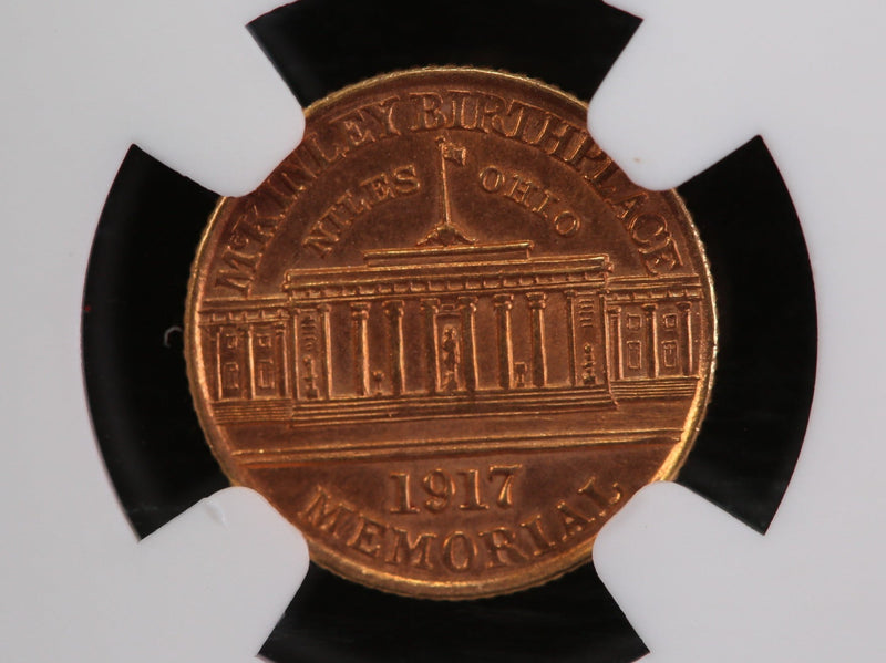 1917 Gold $1 MCKINLEY Commemorative,. NGC AU Details., Store