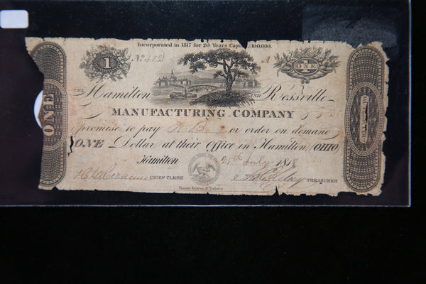 1818 Obsolete Currency, Store #092055