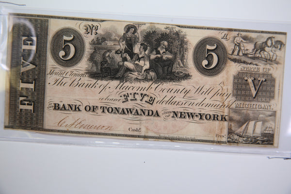 18__ Macomb County, MI., Obsolete Currency, Store Sale 0932117