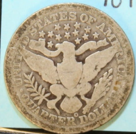 1895-O Barber Silver Quarter, Nice Circulated Coin. Store