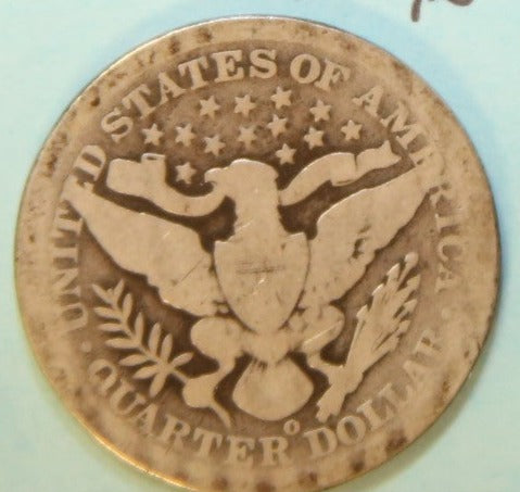 1896-O Barber Silver Quarter, Nice Circulated Coin. Store