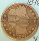 1896-O Barber Silver Quarter, Nice Circulated Coin. Store