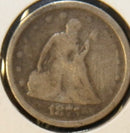 1875-S Liberty Seated Twenty Cent Piece, Circulated Coin. Store
