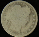 1897 Barber Silver Quarter, Good Circulated Coin. Store