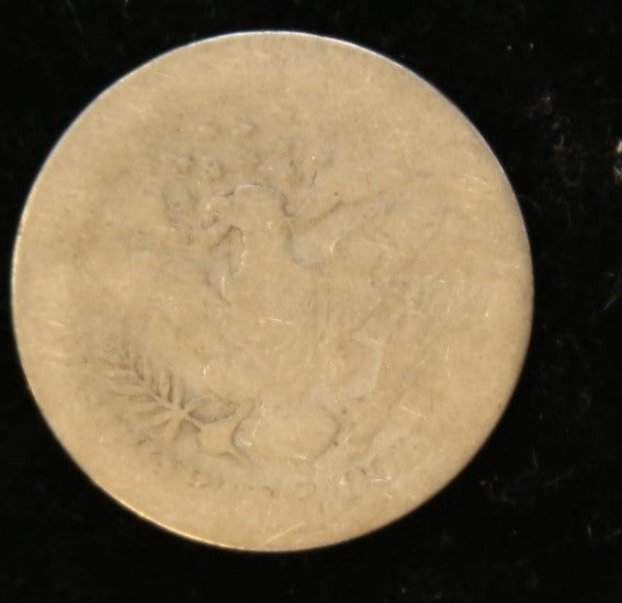 1898 Barber Silver Quarter, Good Circulated Coin, Store #QR1114
