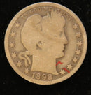 1898-O Barber Silver Quarter, Nice Circulated Coin. Store