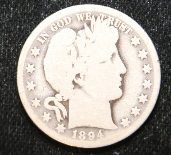 1894-O Barber Half Dollar. Nice Circulated Coin. Store# 2312030