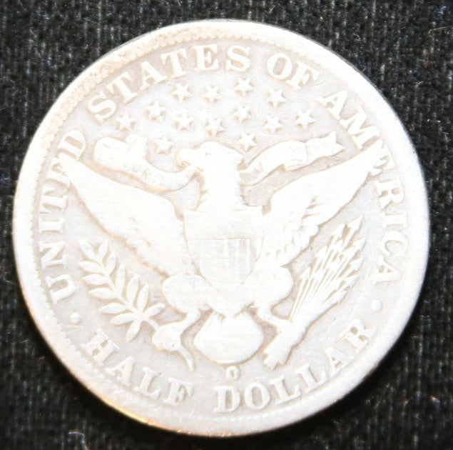 1896-O Barber Half Dollar. Nice Circulated Coin. Store