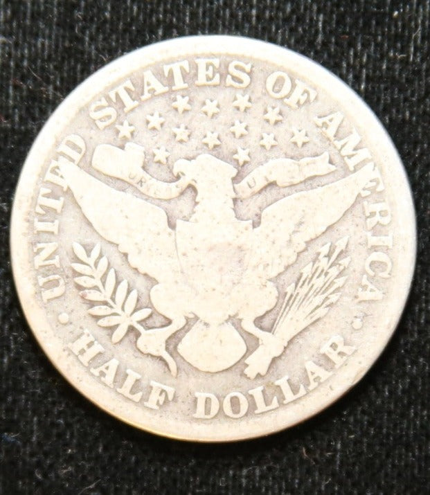 1898 Barber Half Dollar. Nice Circulated Coin. Store