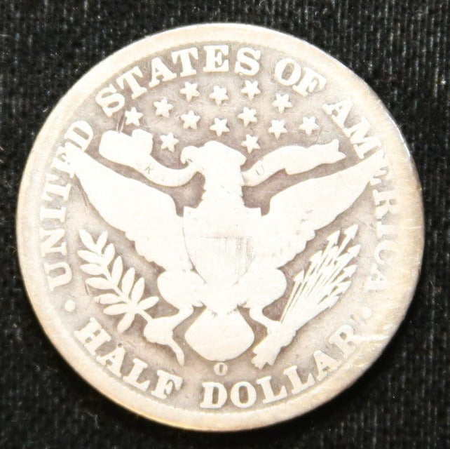 1898-O Barber Half Dollar. Nice Circulated Coin. Store# HR221
