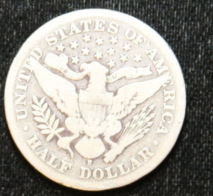 1898-S Barber Half Dollar, Good+ Circulated Coin, Store #HR225