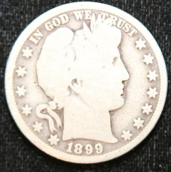 1899-O Barber Half Dollar. Nice Circulated Coin. Store# 2312044