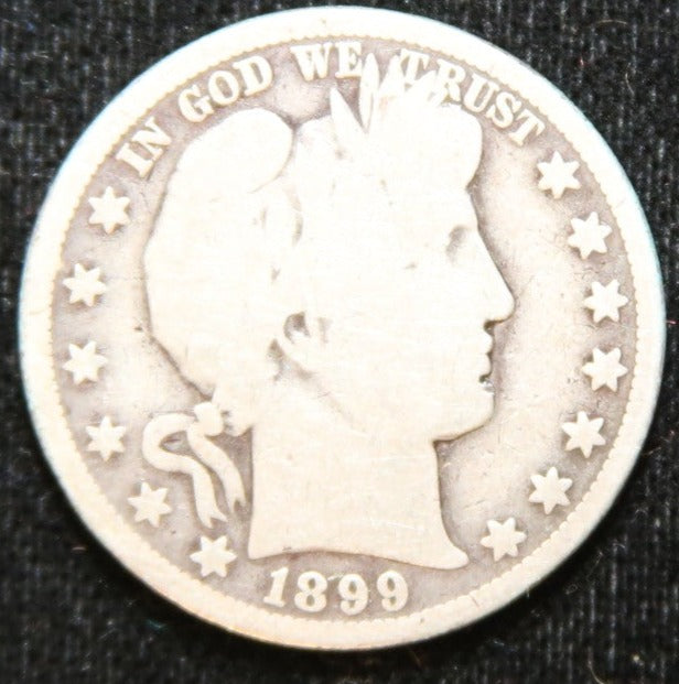 1899-O Barber Half Dollar. Nice Circulated Coin. Store
